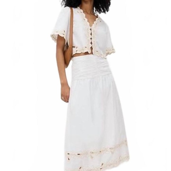 NEW RAILS cataluna top in white NWT SZ L - Picture 5 of 11
